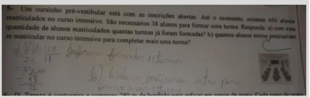 Figura 24- Atividade Matemática e construção civil - 25/05/15  Fonte: Resolução de Elaine na atividade Matemática e Construção Civil 