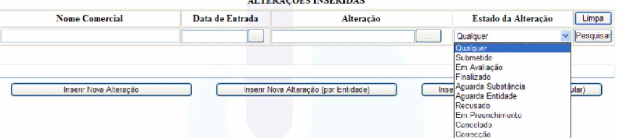 Figure 11 – INFARMED, I.P.'s online application for type I variations electronic submission: cover  page, reproduced from reference (24) 