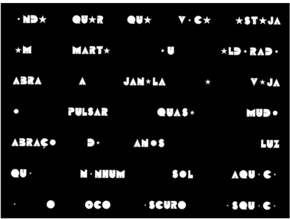 FIGURA 7: O Pulsar, 1975. Augusto de Campos 