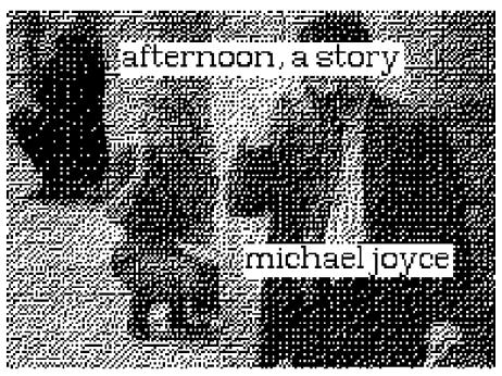 FIGURA 10: Interface gráfica de Afternoon, 1987. Michael Joyce 