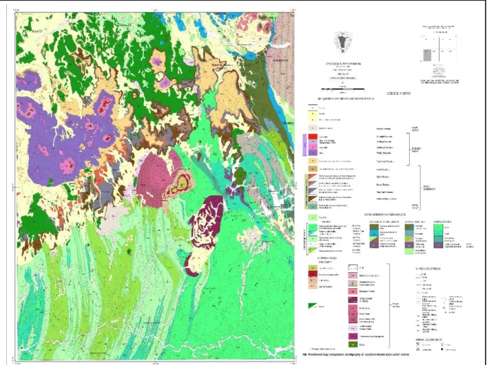 Figure 3.3: General geological map of Twyfelfontein 32