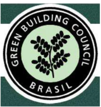 Figura 1 – Selo do Green Building Council Brasil, concedido aos empreendimentos certificados (GREEN  BUILDING COUNCIL BRASIL, 2012)