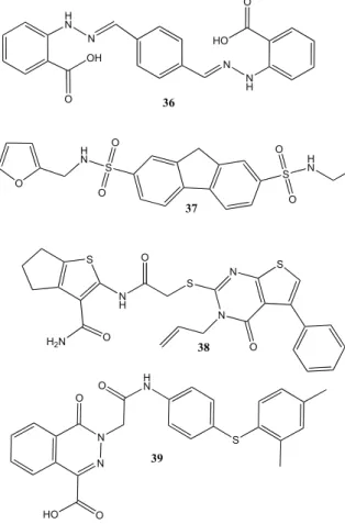 Fig.  (29). Non-peptidic FP  inhibitors developed by Avery and  co- co-workers [120].  OONNNNClOMe OMe MeO40