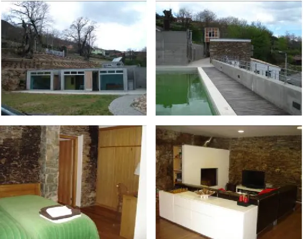 Figura 22: Quinta dos Castanheiros (Interior e Exterior). 