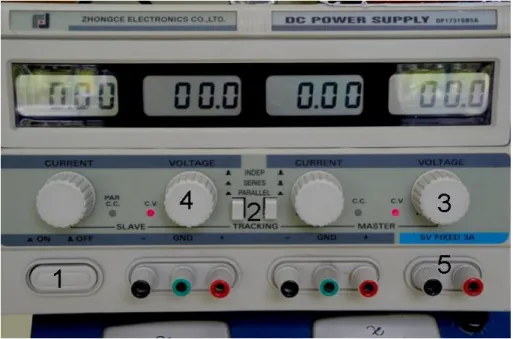 Figura 5.4: Fonte de tensão utilizada na montagem do circuito simples 