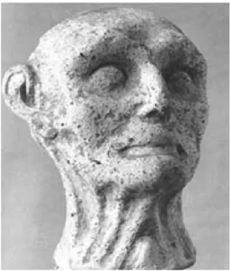 Figura 3 - Retrato derivado de uma máscara mortuária. Paris, Louvre.19
