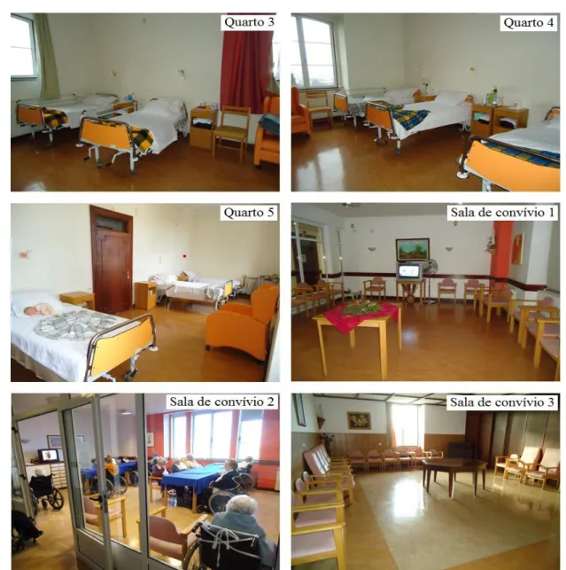 Figura 3-8: Imagens dos compartimentos do lar de idosos 2 selecionados para estudo  (continuação) 