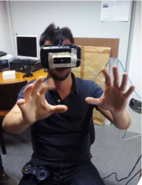 Fig. 2.  Example of one type of interface made available to the participants –   gestural commands 