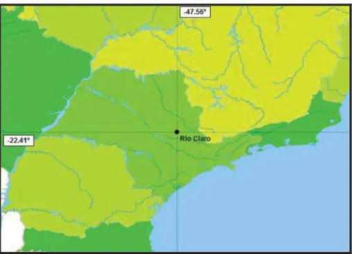 Figura 8: Localização do município de Rio Claro-SP  Fonte: IBGE (2010). 