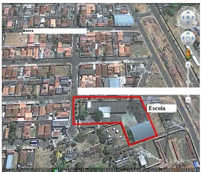Figura 10. Imagem de satélite de parte do bairro. 2012.  