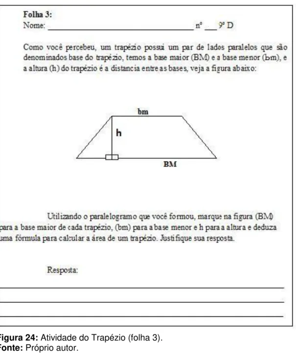 Figura 24: Atividade do Trapézio (folha 3). 