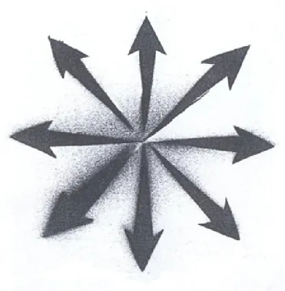 Figura 3 – Setas das Ramificações.  