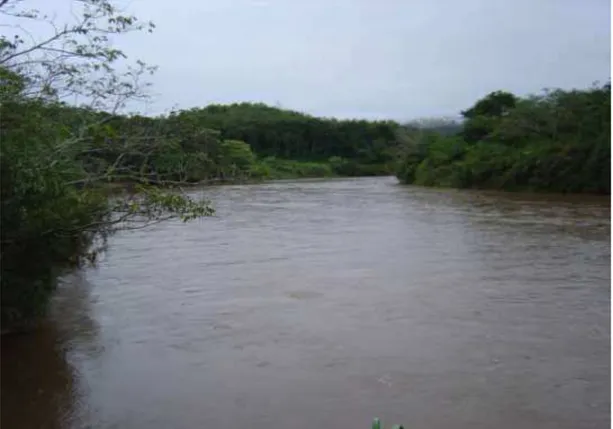 Fig. 13 – Rio Cipó-Paraúna chegando juntos ao médio curso do rio das Velhas. Acervo PMz