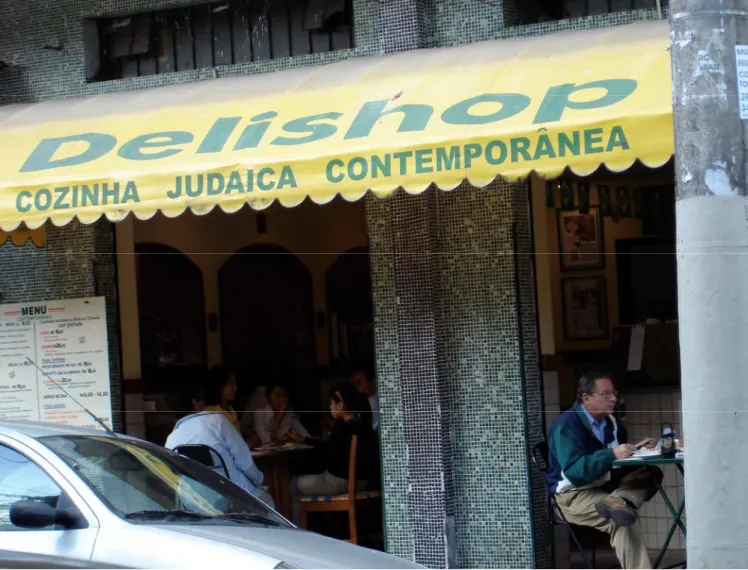 Foto 5: Fachada do restaurante Delishop – Localização: Rua Correia de Mello