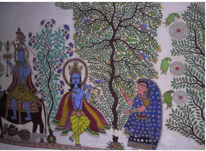 Figura 19  –  A árvore da vida é uma imagem mitológica recorrente nos têxteis, assim como na pintura e na  literatura hindus
