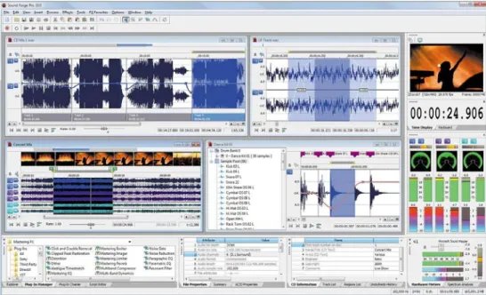Figura 14 - Sound Forge 10.0 - Software de edição de áudio 