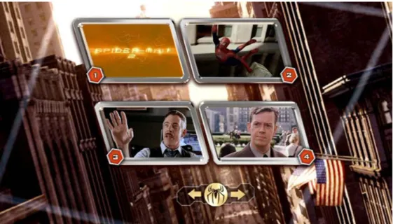 Figura 8 – Seleção de cenas do filme Homem Aranha 2.  