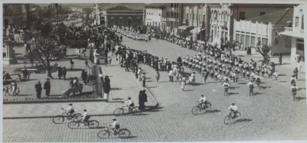 Figura 3.2- Desfile 7 de Setembro em 1937. (fonte: Acervo pessoal de Daniel  Camurça)