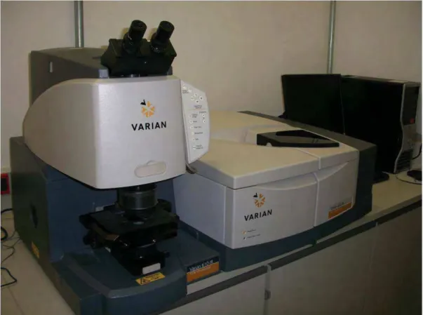 Figura 3 -  Espectrômetro FT-IR Varian 610 e 660.