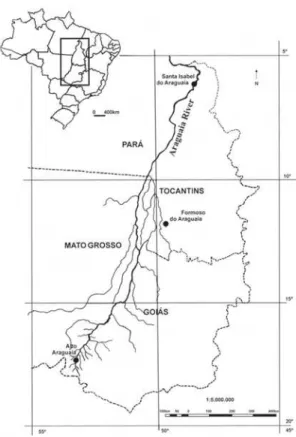Figure 1 – Map of the Araguaia River Basin.