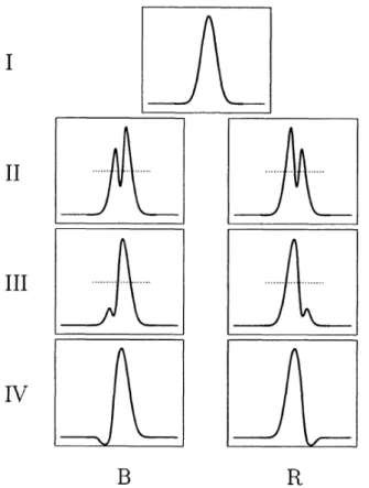Figure 4.4: Reipurth et al. (1996) classification scheme for Hα emission line profiles