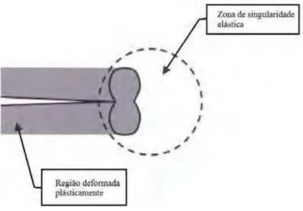 Figura 12 – Crescimento da trinca por fadiga submetido a um carregamento de amplitude constante (Adaptado  de ANDERSON, 1995) 