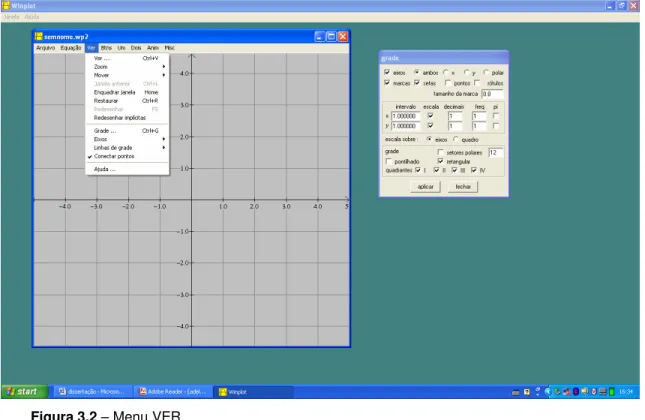 Figura 3.2 – Menu VER 