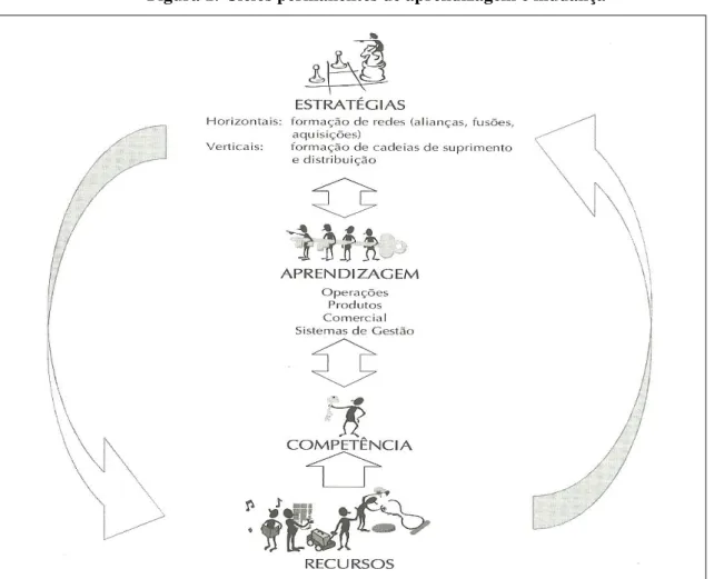 Figura 1: Ciclos permanentes de aprendizagem e mudança 