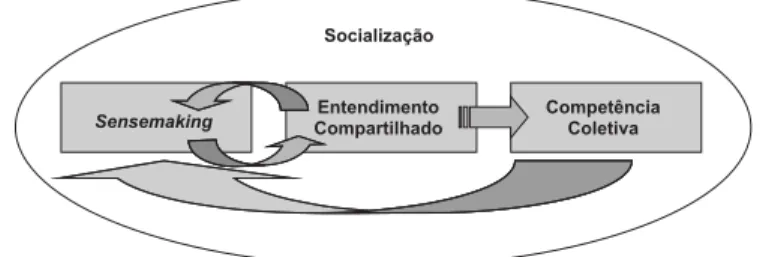 Figu r a  2  -  Pr oce sso de  D e se n v olv im e n t o da  Com pe t ê n cia  cole t iv a