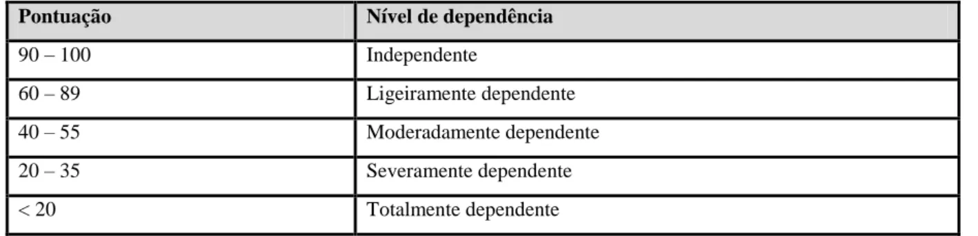 Figura 11: Níveis de dependência  Fonte: Sequeira (2010), p.46 