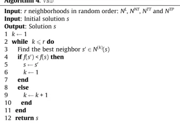Table 1 describes some characteristics of the instances. The col- col-umns ‘‘# pits, # shovels, # trucks and par.” indicate the number of pits, shovels, trucks and control parameters (chemical and/or  gran-ulometric), respectively