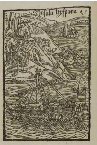Figura 1: Cristóvão COLOMBO.  De insulis inventis . Basileia, 1493(a). Xilogravura. 