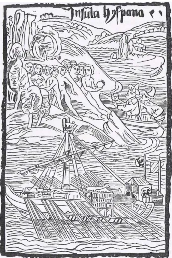 Figura 2: Cristóvão COLOMBO.  De insulis inventis . Basileia, 1493(b). Xilogravura.  