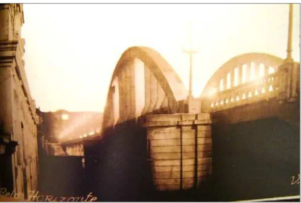 Foto 4 : Viaduto de Santa Tereza, em Belo Horizonte, anos de 1930.    