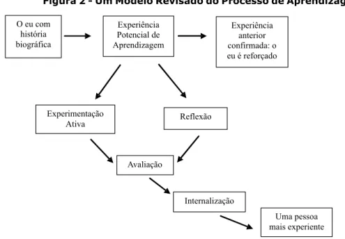 Figura 2 - Um Modelo Revisado do Processo de Aprendizagem