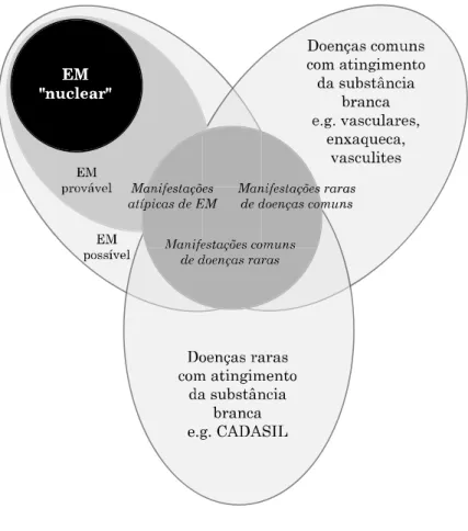 Figura 3. Problemas de diagnóstico diferencial entre a EM e outras doenças  neurológicas