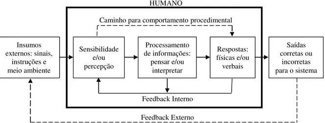 Figura 1 – Modelo de análise e resposta do ser humano 
