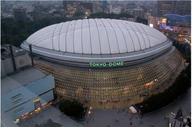 Figura 8 - Tokyo Dome (Fonte:http://www.tokyo-dome.co.jp/) 