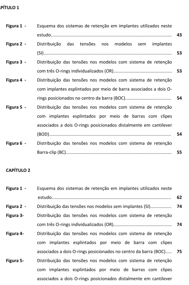 Figura 1  -  Esquema dos sistemas de retenção em implantes utilizados neste  estudo................................................................................................