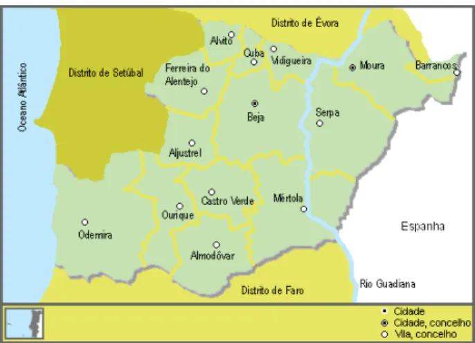 Figura nº 5 – Distrito de Beja 