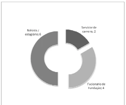 Figura 11: Vínculo institucional dos colaboradores – total das três Agências 