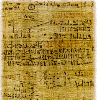 Fig.  6-  Parte  do  Papiro  de  Rhind  –  Retirada  de  