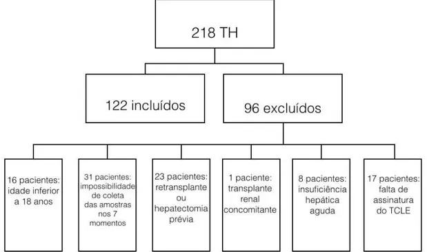 FIGURA 1 - Fluxograma de alocação dos pacientes na pesquisa 