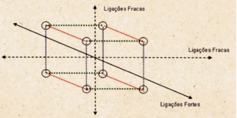 Figura 3. 14- Representação esquemática de material com características ortotrópicas. 