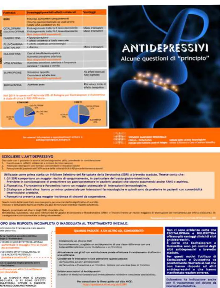 FIGURE 5 – The LHA leaflet on antidepressant prescription  ! &#34; &#34; ! ! 38 !