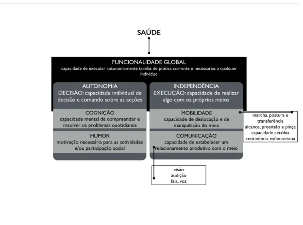 Figura 2.  Saúde e funcionalidadeSAÚDE