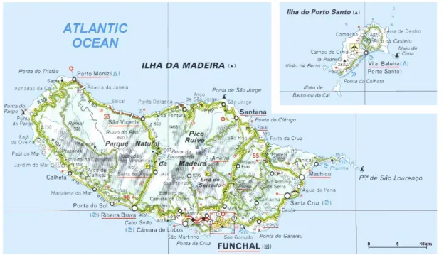 Figura 2 - Mapa da Ilha da Madeira 4   