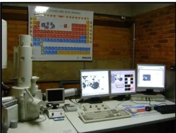 Figura 4.13: Laboratório de Microscopia eletrônica pertencente ao Departamento de Geologia da EM/UFOP