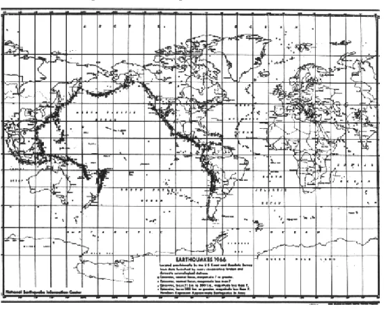 Figura 2.1- Terremotos ocorridos no ano de 1966. 