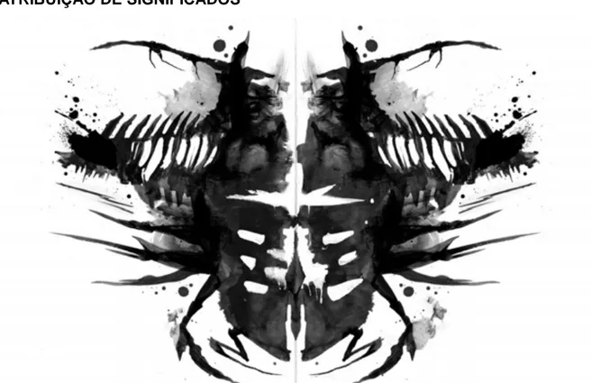 Fig 7: Uma das manchas do Teste de Rorschach 